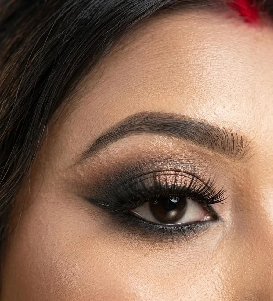 Copper Sunset eye makeup by Prerana's Makeover