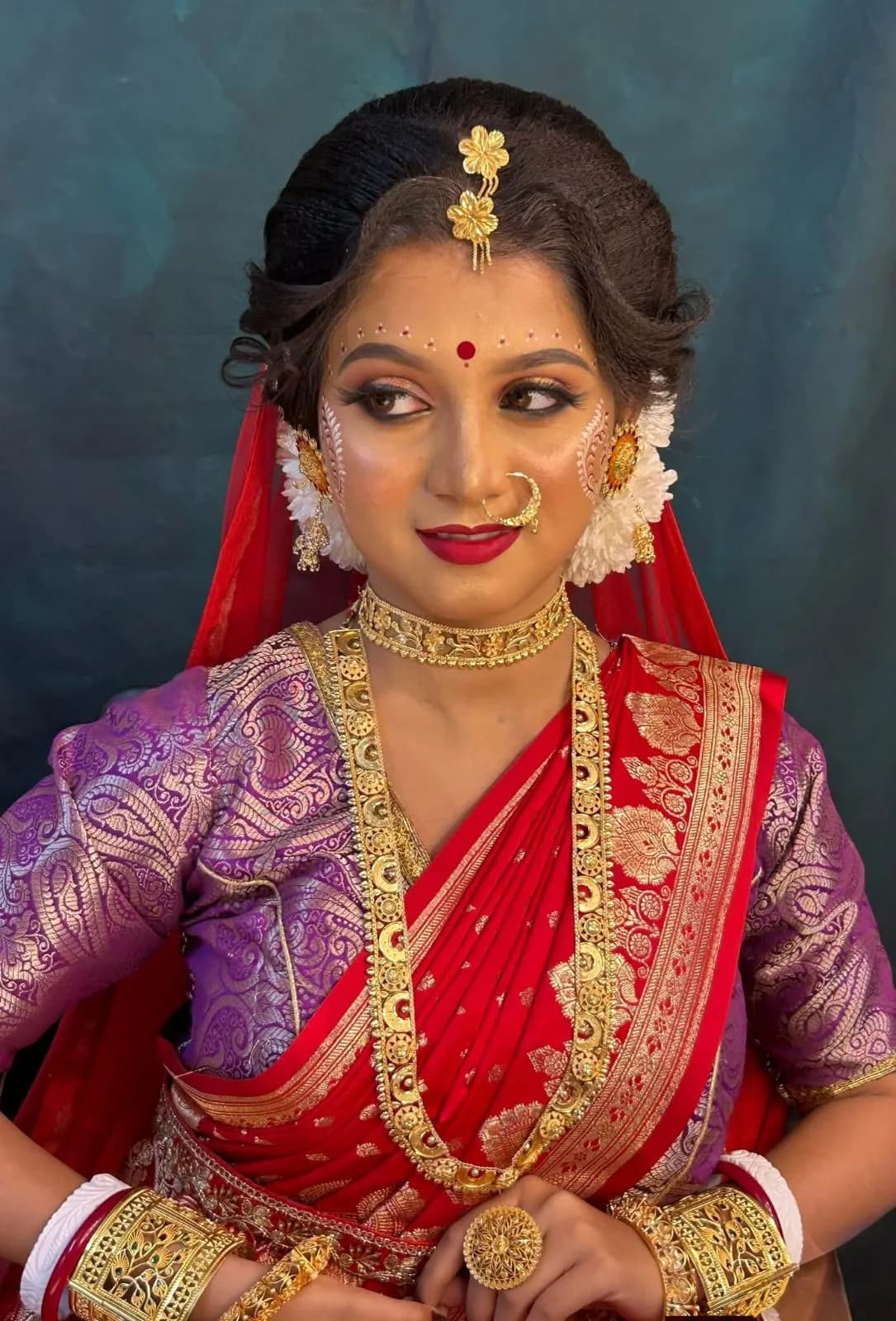 Bridal makeup preview showcasing premium styling details - Slide 3